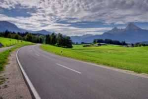 road in mountain landscape