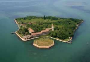 Italy intends to sell the island of Poveglia - here pictured - on an online auction for buyers from around the world. Venetians are not agree